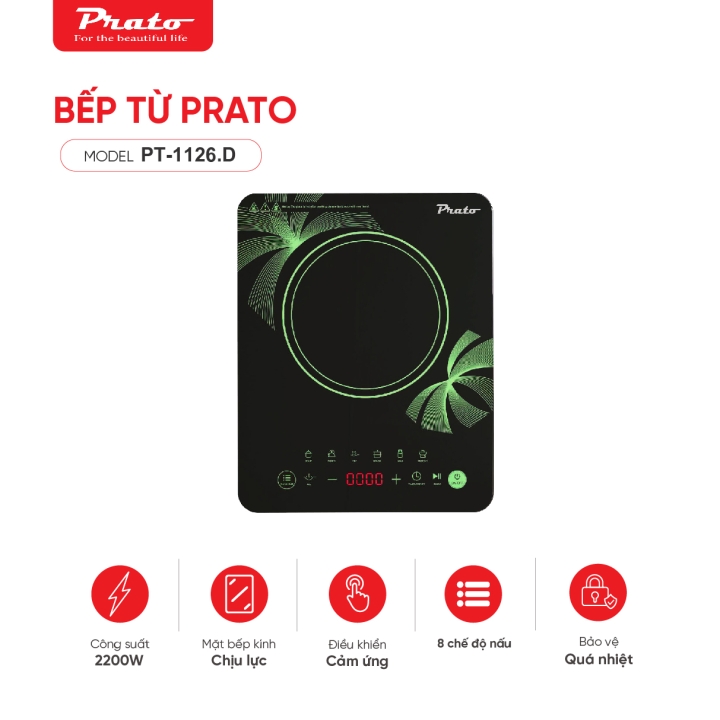 Bếp từ đơn Model: PT-1126.D